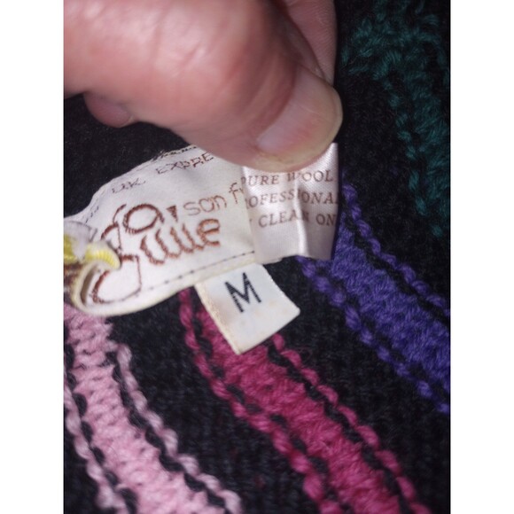 Vintage 70's Helga Howie San Francisco Wool Sweater - M - Picture 8 of 8